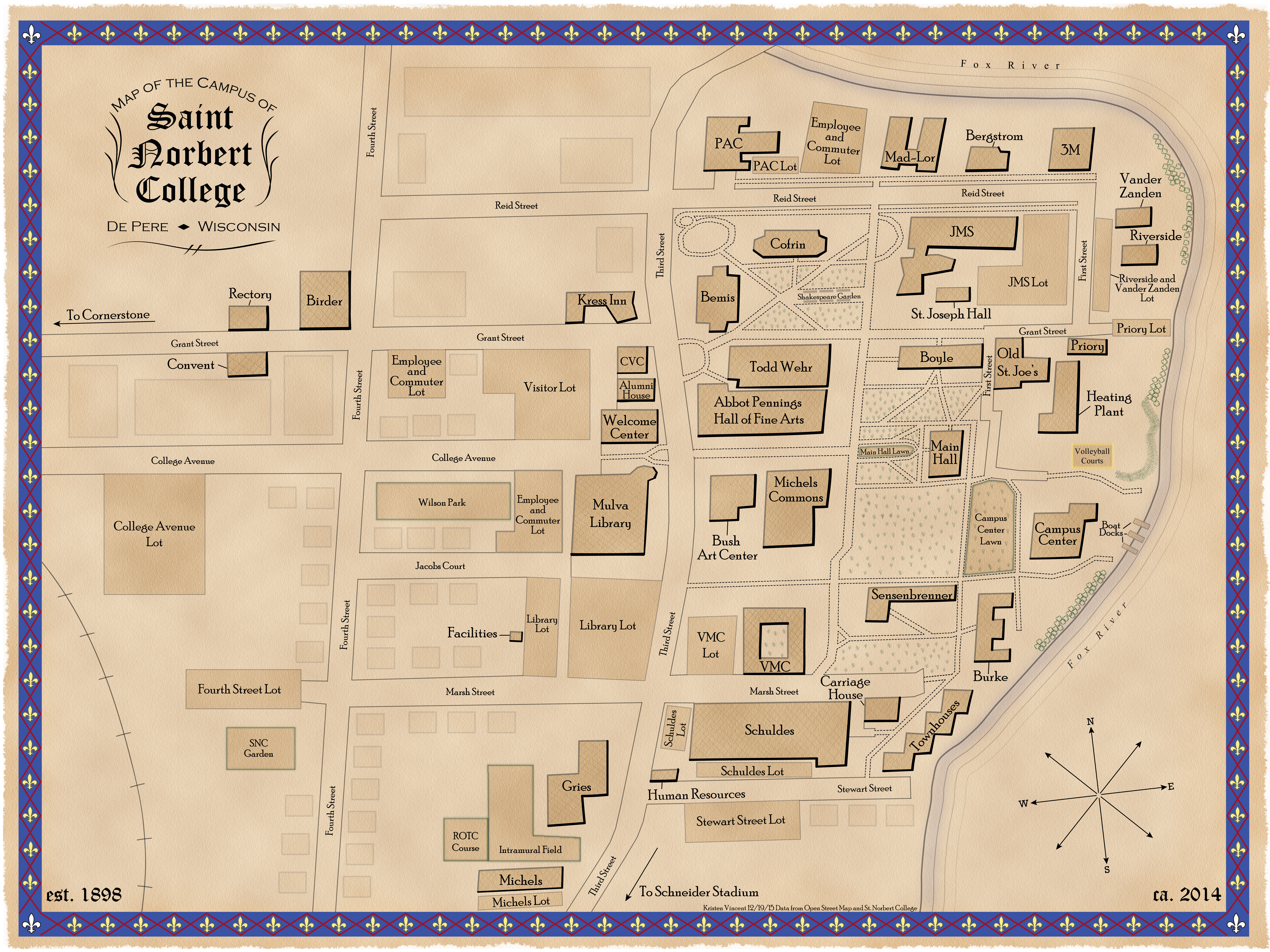 st norbert college campus map Kristen Vincent st norbert college campus map